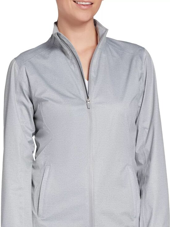 Walter Hagen Jackets & Blazers - Walter Hagen Women's Full-Zip Golf Rain Jacket - Color: LT Heather Grey